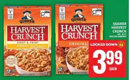 Food Basics QUAKER HARVEST CRUNCH offer