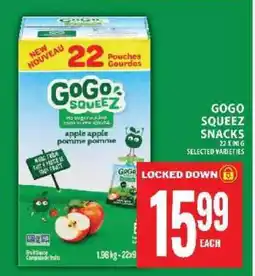 Food Basics GoGo Squeez Snacks offer