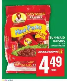 Food Basics SUN‑MAID RAISINS offer