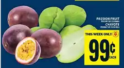Food Basics Passion Fruit and Chayote offer