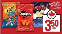 Food Basics Doritos, Ruffles Chips or Cheetos offer
