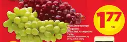 Maxi raisins verts ou rouges sans pépins offer