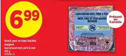 Maxi bœuf, porc et veau hachés maigres offer