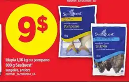 Maxi SeaQuest Tilapia ou Pompano offer