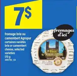 Maxi fromage brie ou camembert Agropur offer