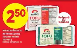 Maxi tofu Sunrise offer