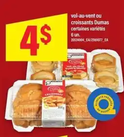 Maxi Vol-au-vent ou croissants Dumas offer