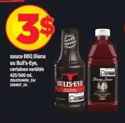 Maxi sauce BBQ Diana ou Bull's-Eye offer