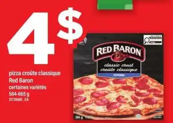 Maxi pizza croûte classique Red Baron offer