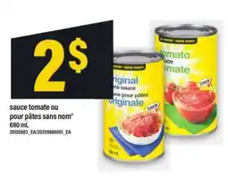 Maxi sauce tomate ou pour pâtes sans nom offer