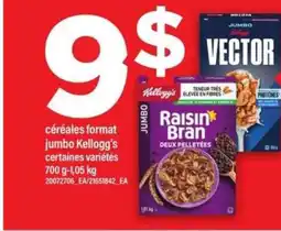 Maxi Céréales format jumbo Kellogg's offer