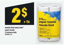 Maxi essuie-tout sans nom paper towels offer
