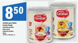 Maxi Céréales pour bébés Cerelac Nestlé offer