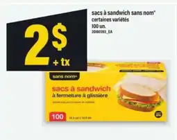 Maxi sacs à sandwich sans nom offer