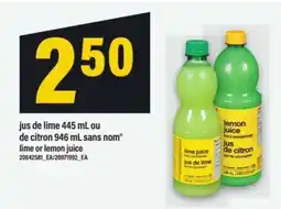Maxi jus de lime ou de citron sans nom offer