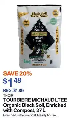 Patrick Morin Organic Black Soil, Enriched with Compost offer