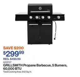Patrick Morin Propane Barbecue, 5 Burners, 60,000 BTU offer