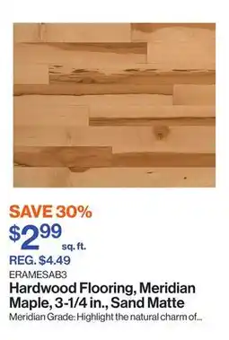 Patrick Morin Hardwood Flooring, Meridian Maple, 3-1/4 in., Sand Matte offer