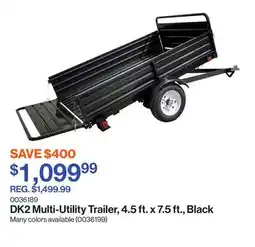 Patrick Morin Multi-Utility Trailer, 4.5 ft. x 7.5 ft., Black offer