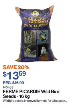 Patrick Morin Wild Bird Seeds offer