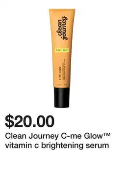 Sephora Clean Journey C-me Glow vitamin c brightening serum offer