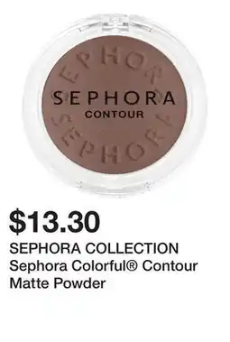 Sephora SEPHORA COLLECTION Sephora Colorful Contour Matte Powder offer
