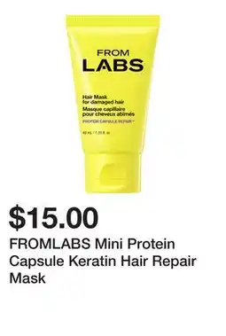 Sephora FROMLABS Mini Protein Capsule Keratin Hair Repair Mask offer