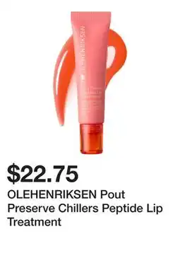 Sephora OLEHENRIKSEN Pout Preserve Chillers Peptide Lip Treatment offer