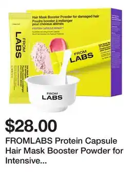 Sephora FROMLABS Protein Capsule Hair Mask Booster Powder for Intensive Keratin Care offer