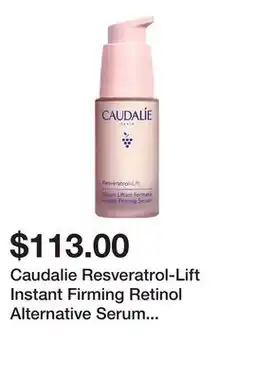 Sephora Caudalie Resveratrol-Lift Instant Firming Retinol Alternative Serum with Pro-Collagen Multi-Peptides offer