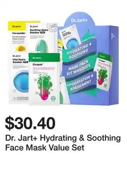 Sephora Dr. Jart+ Hydrating & Soothing Face Mask Value Set offer