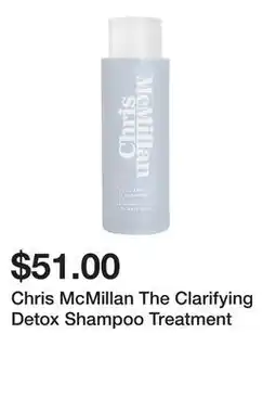 Sephora Chris McMillan The Clarifying Detox Shampoo Treatment offer