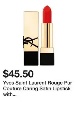 Sephora Yves Saint Laurent Rouge Pur Couture Caring Satin Lipstick with Ceramides offer
