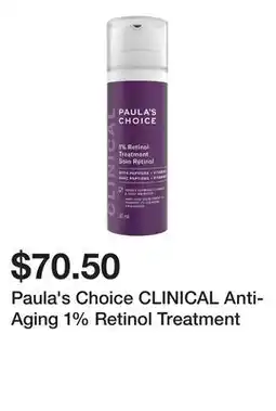 Sephora Paula's Choice CLINICAL Anti-Aging 1% Retinol Treatment offer