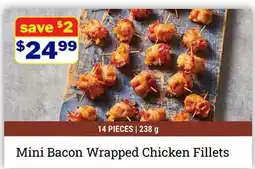 M & M Food Market Mini Bacon Wrapped Chicken Fillets offer