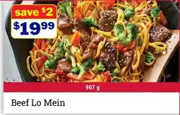 M & M Food Market Beef Lo Mein offer
