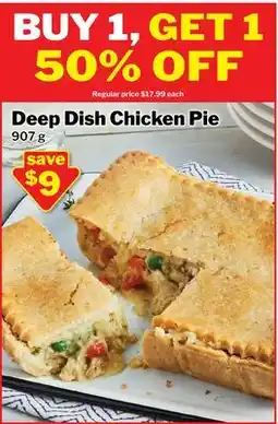 M & M Food Market Deep Dish Chicken Pie offer