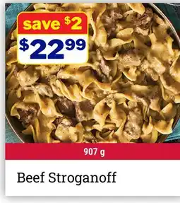 M & M Food Market Beef Stroganoff offer