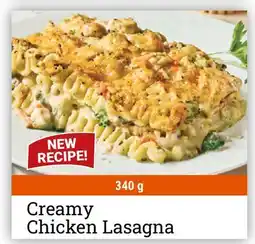 M & M Food Market Creamy Chicken Lasagna offer