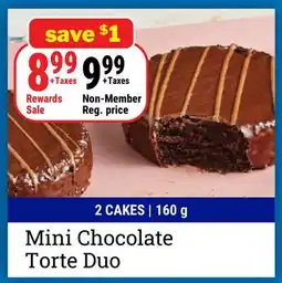 M & M Food Market Mini Chocolate Torte Duo offer