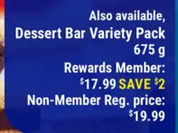 M & M Food Market Dessert Bar Variety Pack offer