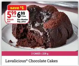 M & M Food Market Lavalicious Chocolate Cakes offer