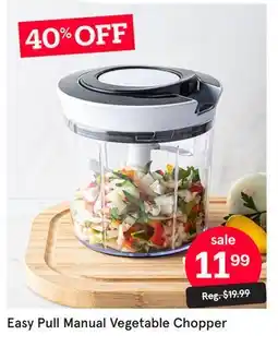 Kitchen Stuff Plus Easy Pull Manual Vegetable Chopper offer