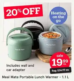 Kitchen Stuff Plus Meal Mate Portable Lunch Warmer offer