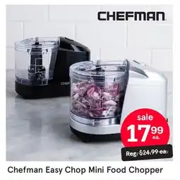 Kitchen Stuff Plus Chefman Easy Chop Mini Food Chopper offer