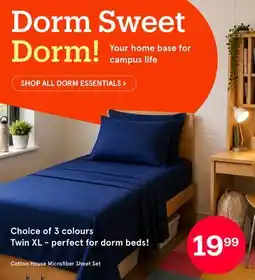 Kitchen Stuff Plus Cotton House Microfiber Sheet Set offer