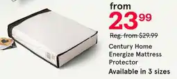 Kitchen Stuff Plus Century Home Energize Mattress Protector offer