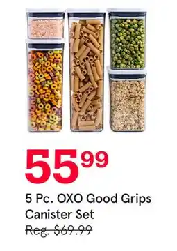 Kitchen Stuff Plus 5 Pc. OXO Good Grips Canister Set offer