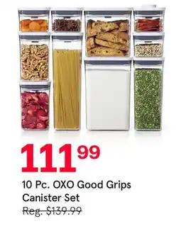 Kitchen Stuff Plus 10 Pc. OXO Good Grips Canister Set offer