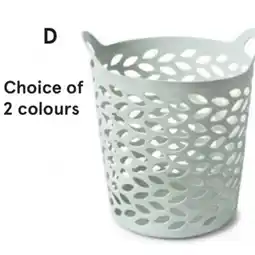 Kitchen Stuff Plus Fleur Laundry Hamper offer